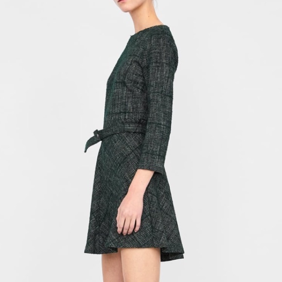 Zara Mini Tweed Dress - Picture 4 of 6